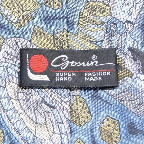 Gambling Vegas Poker Roulette Dice Craps Hand Made Polyester Necktie - Picture 4 of 5